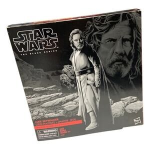 NEW! Star Wars Black Series Luke Skywalker Jedi Master Deluxe Set Sealed Figure